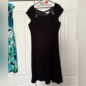 Coldwater Creek Black Cocktail Dress with Embellishments